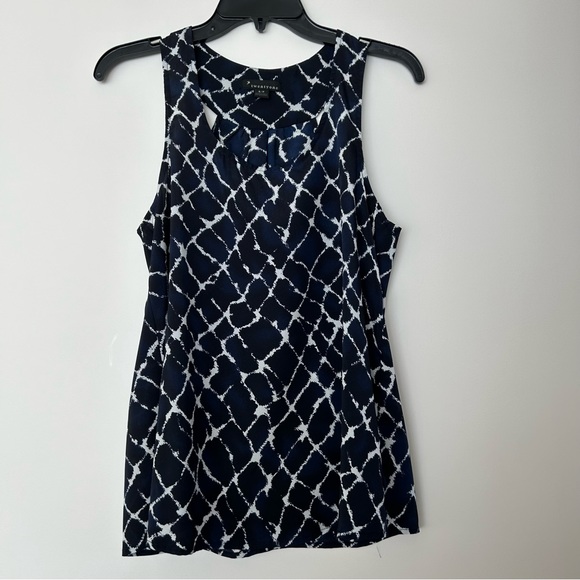 Forever 21 Windowpane Sleeveless Blouse - Picture 1 of 11